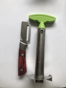 1pc Stainless Steel Pineapple Corer, Pineapple Slicer, Pineapple Peeler, Fruit Core Remover, Pineapple Peeling Tool, Thickened Blade, Easy Pineapple Peeling, Kitchen Utensils, Kitchen Gadgets, Suitable For Kitchen, Home - Multicolor - View 18