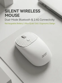 Acer OKR250 Wireless Bluetooth Dual-Mode Keyboard & Mouse Set | Silent Office Rechargeable | Portable & Slim | Compatible With PC/Laptop/Tablet/Smartphone - View 18
