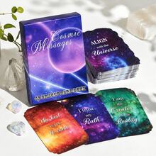 Cosmic Messages Tarot Divination Card Set - 42 Divination Cards With Cosmic Messages Atmosphere And Galaxy Theme For Relaxation, Collection, And Tabletop Game Use - Cosmic Messages - View 9