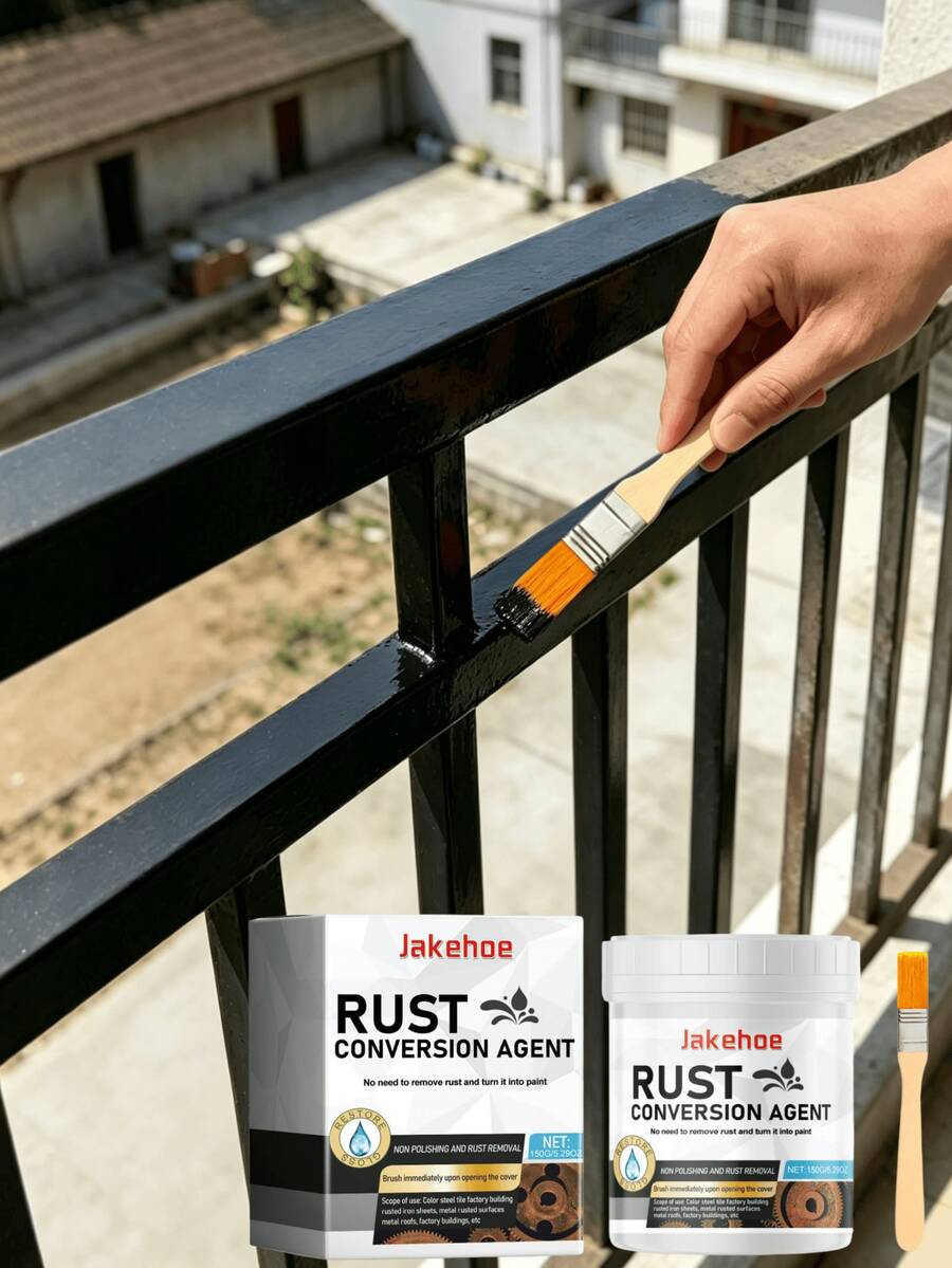 Metal Rust Inhibitor Metal Protective Film Metal Surface Anti-Oxidation Rust Removal Rust Prevention Cleaning Agent, Can Convert Red Rust Into Solid Black Polymer Layer, Effectively Remove And Prevent Rust. Contains Powerful Rust Inhibitor Ingredients, Strengthens Metal Surface, Forms Durable Protective Layer, Efficient Rust Prevention And Long-Lasting Protection Fast Acting Multi-Protection, Widely Applicable, Multiple Uses, Gift For Family And Friends, Back To School Gift