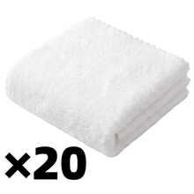 10/20pcs Ultra Absorbent Quick Dry Microfiber Towel Set, Premium Bath Towels Suitable For Bathroom, Hair Salon, Gym, Shower, Hotel And Spa - White - View 13