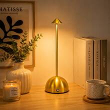 LED Multi-Function 3-Color Desk Lamp, USB Rechargeable, Touch Switch, 3 Light Modes Switchable, Adjustable Brightness, Atmosphere Enhancing, Home Decor Night Light, Portable And Easy To Place, Suitable For Living Room/Bedroom/Study/Office/Dining Room, Perfect Gift - Desk Lamp - View 12