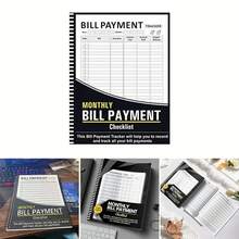 2 Packs B5 Budget Planner, Monthly Bill Payment Tracker Notebook, Household Finance Expense Record Log Book, Money Organizer For Home Budget Management - 1 Set - View 7