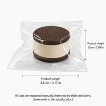 Model Pajangan Dessert Cokelat Realistis, Terbuat dari Bahan PU yang Lembut dan Nyaman, Cocok untuk Pajangan Konter Toko Dessert, Penataan Kedai Kopi, Dekorasi Meja Pesta, dan Dekorasi Acara Khusus. - Model pajangan makanan penutup cokelat - View 7