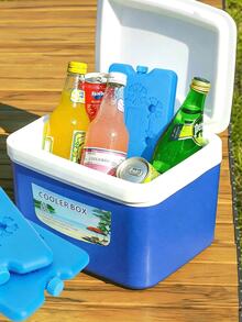 These 1/3/6-Pack Reusable Blue Coolers Are Portable Outdoor Coolers, Ideal For Camping, Picnics, And Beach Trips. Made With High-Quality Insulation, They Are Suitable For Refrigeration, Cold Chain Storage, And Temperature Control. - One Size - View 3