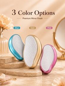 Crystal Hair Removal Eraser, Unisex Reusable Nano Glass Hair Removal Tool For Legs, Arms, Back And Full Body Exfoliation, Washable Portable Hair Removal Stone For Smooth Skin Body Hair Removal Device - Multicolor - View 10
