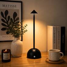 LED Multi-Function 3-Color Desk Lamp, USB Rechargeable, Touch Switch, 3 Light Modes Switchable, Adjustable Brightness, Atmosphere Enhancing, Home Decor Night Light, Portable And Easy To Place, Suitable For Living Room/Bedroom/Study/Office/Dining Room, Perfect Gift - Desk Lamp - View 11