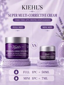 Kiehl's Advanced Night Repair Cream, ukuran penuh 50ml/sampel 7ml, anti-penuaan, mengencangkan dan mengangkat kulit, mengurangi garis-garis halus, tekstur lembut, cocok untuk kulit kering dan kombinasi. - Krim Wajah Kaca Ungu - View 4