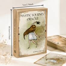 Mystic Journey Oracle Tarot Cards Fresh Watercolor Style Nature Theme Card Game For Enthusiasts Gathering Party Team Activity Collection Gift Cards - Mystic Journey - View 5