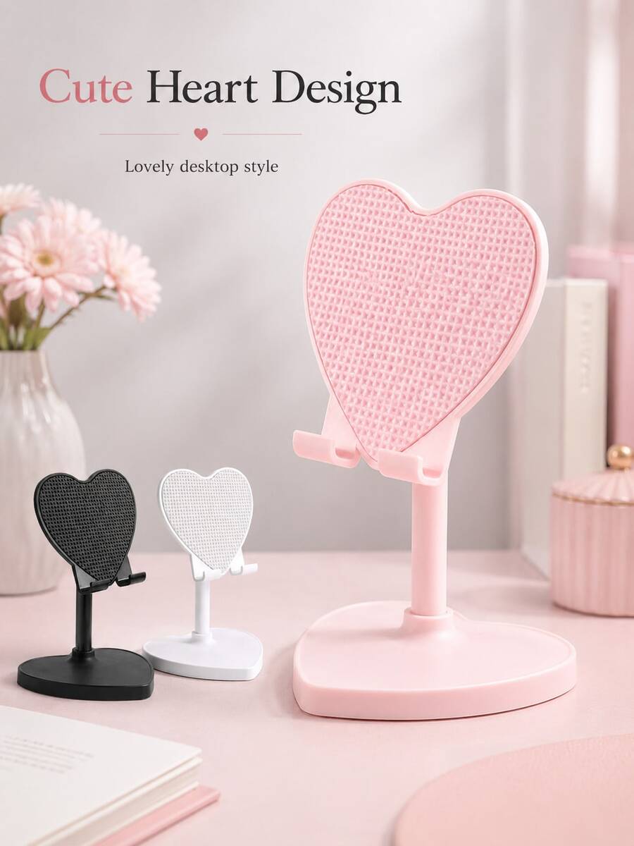 1/2pcs Foldable Portable Desktop Phone Stand, Phone Video/Live Streaming Stand, Easy Stand, Phone Holder, Gift, Giveaway, Fixed Stand, Adjustable Angle, Compact And Lightweight, Pocket-Sized, Suitable For All Smartphones And Tablets, Stable And Non-Slip, Space-Saving - A - View 1