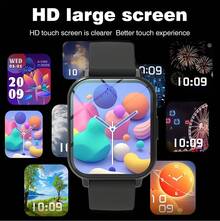 NcmRyu 1.83 Inch HD Display Smart Sports Watch, Bluetooth Calling, Multiple Sports Modes, Music Playback And More, Suitable As Gift For Friends And Couples, Compatible With Android And IOS, Unisex Smartwatch - View 4