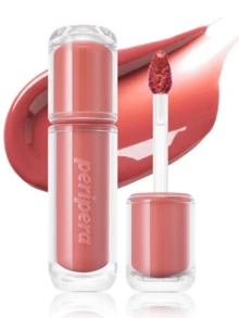 Peripera 水性有色唇蜜，保濕裸色唇蜜，鏡面唇彩，玻璃感唇彩，豐唇，保濕，輕盈，提亮，持久，不黏膩，適合配戴口罩，無白色殘留，韓系妝容，韓系化妝品 - # 15 MY PICK ROSE - 查看 4