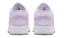 Jordan Air Jordan 1 Leather Comfortable Fit GS Preppy Style Low-Top Basketball Shoes Unisex Taro Purple - Taro Purple - View 5