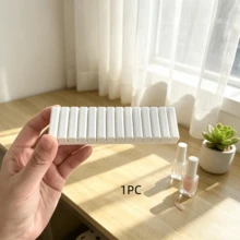 1pc Minimalist Rectangular Fake Nail Storage Rack, Multi-Slot Nail Art Display Board Support Base, Wedding Photo Card Storage Base, Nail Color Card Display Rack, Suitable For Salon - Multicolor - View 12