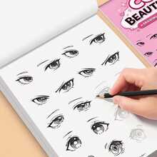 Anime Cute Girl Character Sketching Beginner Collection: Learn To Draw Cute Girl Characters And Glasses. Includes Clear Outline Templates And High-Quality Sketching Paper - Designed For Beginner Artists And Manga Illustrators, Providing Detailed Step-By-Step Instructions - Suitable For Home Learning, Art Classes And Professional Practice. - Multicolor - View 4