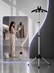 Dedicated Stand For Garment Steamers (Storage Bag Included): Freestanding, Foldable, And Telescopic Garment Rack; Height-Adjustable And Space-Saving; Suitable For Coats And Various Types Of Clothing; Ideal For Bedrooms And Walk-In Closets. - C - View 12