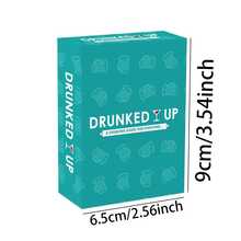 New "DRUNKED UP" Party Card Game, Includes 55 Cards Design, Each Card Adds Emotion, Laughter And Unexpected Moments, Perfect For Parties, Dates, Friends Gatherings Or Any Occasion You Want To Break The Ice And Entertain, Valentine's Day/Christmas Gift. - Multicolor - View 8