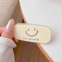 Cute Foldable Cartoon Creative Mirror Phone Stand, Korean-Japanese Style Pattern, Foldable Invisible Desktop Adhesive Mirror Back Sticker, New Binge-Watching Phone Holder, Portable Desktop Support Stand, Horizontal And Vertical Universal Mirror Phone Case Stand For Men, Premium Mirror Finish - Multicolor - View 12