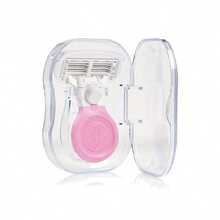 Women's Manual Body Shaver With Travel Storage Case, Painless Hair Removal For Legs, Bikini Area, Armpits, Gentle For Sensitive Skin, Wet & Dry Dual‑Use, Reusable Non‑Slip Ergonomic Handle, Portable Travel‑Friendly Grooming Razor For Home & Vacation - Multicolor - View 11