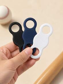 2Pcs/Set Baseball Thumb Web Protector Pad, Soft Silicone Batting Grip Guard For Thumb & Hand Protection, Anti-Slip Baseball Bat Training Accessory For Practice And Games - Multicolor - View 8
