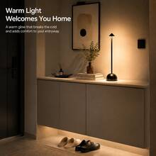 LED Multi-Function 3-Color Desk Lamp, USB Rechargeable, Touch Switch, 3 Light Modes Switchable, Adjustable Brightness, Atmosphere Enhancing, Home Decor Night Light, Portable And Easy To Place, Suitable For Living Room/Bedroom/Study/Office/Dining Room, Perfect Gift - Desk Lamp - View 4