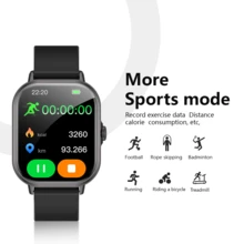 1pc Smart Sports Watch, Women's Watch, Wireless Calling, Message Notification, Remote Camera Control, Music Control, Multiple Sports Modes, Fitness Tracker, Stopwatch, Calorie, USB Charging - 240P Display, 180mAh Lithium-Ion Battery, Customizable Watch Face, Multi-Function Men's Watch, Holiday Gift - Multicolor - View 9