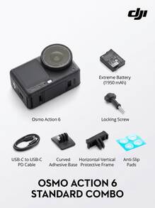 dji Osmo Action 6 Action Camera, Easy For Selfies And Framing, 4K Video Recording, Lightweight Handheld Design, Perfect For Vlog Creation And Travel Recording - View 11