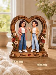 F-best Friends Heart Ornament