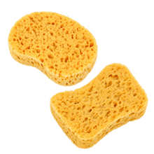 2 Pieces Bath Sponge Set, Soft Porous Body Scrubber Sponges For Shower, Gentle Exfoliating, Rich Lather & Daily Body Cleaning - View 1
