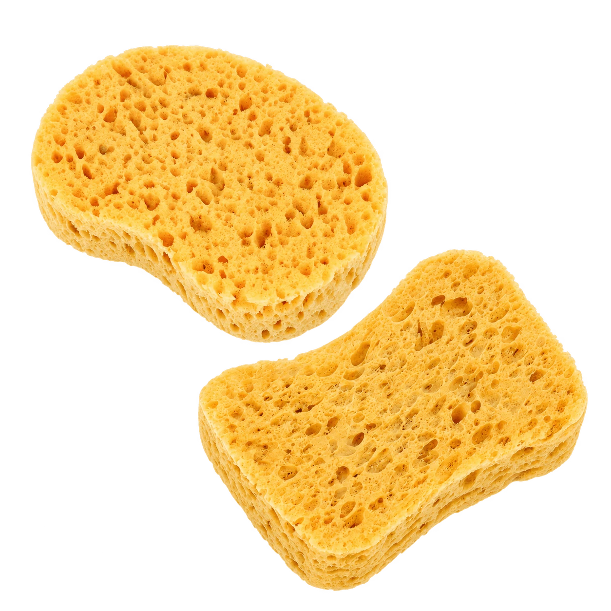 2 Pieces Bath Sponge Set, Soft Porous Body Scrubber Sponges For Shower, Gentle Exfoliating, Rich Lather & Daily Body Cleaning - View 1