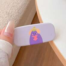 Cute Foldable Cartoon Creative Mirror Phone Stand, Korean-Japanese Style Pattern, Foldable Invisible Desktop Adhesive Mirror Back Sticker, New Binge-Watching Phone Holder, Portable Desktop Support Stand, Horizontal And Vertical Universal Mirror Phone Case Stand For Men, Premium Mirror Finish - Multicolor - View 20
