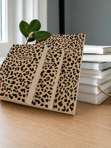 3pcs Leopard Print Notebook Set, 1pc B5 Large Notebook & 2pcs B6 Small Notebooks, Blank Page Kraft Paper Journal, Aesthetic Writing Notebook For School, Office, Note Taking, Journaling, Study & Daily Use, Back To School Stationery Supplies - Upgraded and Thickened - View 2