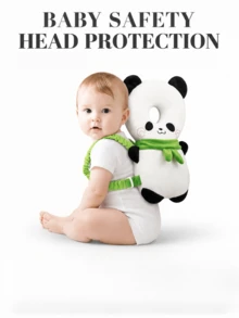 Bantalan Pelindung Kepala Bayi Bergambar Hewan Lucu, Bantal Kepala Anti Benturan untuk Balita Saat Berjalan - MultiWarna - View 2