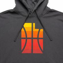 Nike  Utah Jazz Gradient Basketball Graphic Hoodie, Dark Charcoal Gray, Men's - Dark Grey - View 3