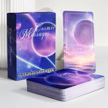 Cosmic Messages Tarot Divination Card Set - 42 Divination Cards With Cosmic Messages Atmosphere And Galaxy Theme For Relaxation, Collection, And Tabletop Game Use - Cosmic Messages - View 4