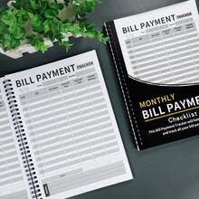 2 Packs B5 Budget Planner, Monthly Bill Payment Tracker Notebook, Household Finance Expense Record Log Book, Money Organizer For Home Budget Management - 1 Set - View 1