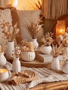 9pcs Mini Vase Set, Miniature Style Flower Vases For Dollhouse Accessories, Tiny Decorative Vase Containers For Artificial Flowers Dried Flowers, Dollhouse Scene Decor, Desktop Shelf Bookcase Window Display Home Decoration - Multicolor - View 4