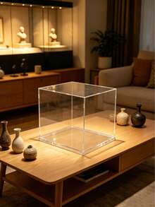 透明壓克力收藏品與動作人物展示盒，防塵展示盒附透明底座（多種尺寸），玩具收納整理盒，居家裝飾、桌面配件與房間裝飾，送給男性的理想禮物 - 無色 - 查看 7