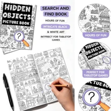 1pc Practical Portable Popular Gothic Love Coloring Book - 1Pc - View 8