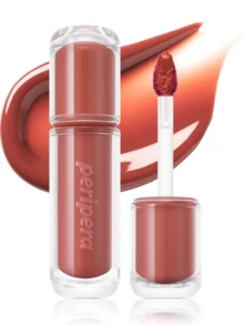 Peripera 水性有色唇彩，保濕裸色唇釉，鏡面唇彩，玻璃光澤，豐唇，保濕，輕盈，提亮，持久，不黏膩，適合佩戴口罩，無白色殘留，K-Beauty，4g - # 20 BROWN YAKGWA - 查看 3