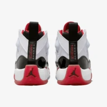 Nike Jordan Jumpman Two Trey GS Kids' Basketball Sneakers - White/gym Red/black - View 6