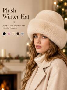 3-In-1 Fisherman Bucket Hat, Unisex, Warm Fleece Windproof Face Mask Scarf, Adjustable Winter Warm Hat, Suitable For Skiing, Cycling, Outdoor Sports, Flattering Face Shape, Adjustable Head Circumference, Daily Outings, Commuting, Versatile Accessory, Windproof Ear Protection, Large Head Friendly, Winter Warmth Essential - Multicolor - View 3