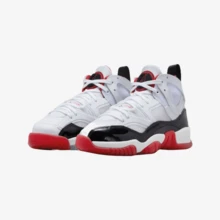 Nike Jordan Jumpman Two Trey GS Kids' Basketball Sneakers - White/gym Red/black - View 3