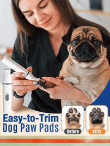 4-In-1 Pet Hair Trimmer, Low Noise Grooming Electric Clipper Set, 2-Speed Adjustable, Dog Hair Clipper Set (With Nail Grinder), Electric Shaver, Paw Hair Trimming, Electric Hair Clipper, USB Rechargeable Pet Clipper, Suitable For Small And Medium-Sized Dogs And Cats, Can Trim Paws, Eyes, Ears, Face And Fur, Cat And Dog Nail Grinding Grooming Care - Multicolor - View 5