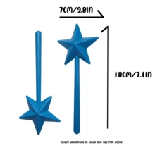 1pc Magic Seasoning Stick, Star-Shaped Salt And Pepper Seasoning Stick, Fun And Durable, Portable, Home Decor, Kitchen Supplies - Pink - View 5