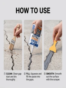 Keo trám chống thấm và sửa chữa màu đen, đa bề mặt, không chảy xệ - Đóng túi - Xem 5
