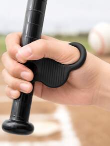 2Pcs/Set Baseball Thumb Web Protector Pad, Soft Silicone Batting Grip Guard For Thumb & Hand Protection, Anti-Slip Baseball Bat Training Accessory For Practice And Games - Multicolor - View 5