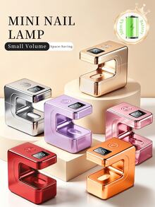 XEIJAYI Lampu Kuku UV LED Mini Isi Ulang, Cocok untuk Kuku Gel, Mesin Lampu Pengering Kuku Cepat, Lampu Pengering Kuku Gel UV LED, Alat Kuku, Peralatan Salon Isi Ulang - MultiWarna - View 1