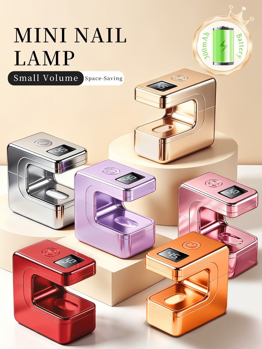 XEIJAYI Lampu Kuku UV LED Mini Isi Ulang, Cocok untuk Kuku Gel, Mesin Lampu Pengering Kuku Cepat, Lampu Pengering Kuku Gel UV LED, Alat Kuku, Peralatan Salon Isi Ulang - MultiWarna - View 1