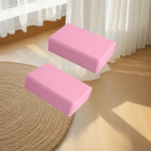 2pcs Set Home Casual Yoga Bricks, Pilates Foam Bricks, Multi-Functional Reinforced Mats, Home Fitness Equipment Foam Bricks, Fitness Equipment, Sports Yoga Accessories, Small Fitness Gift For Friends - Multicolor - View 13